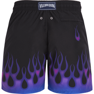 Costume da bagno uomo Hot Rod 360° - Vilebrequin x Sylvie Fleury Nero vista posteriore