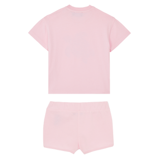 2-teiliges Baby-Baumwollset für Mädchen Marshmallow Rückansicht