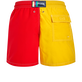 Men Swimwear multicolor placed embroidery Vilebrequin squale - Vilebrequin x JCC+ - Limited Edition White back view