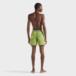Men Swim Shorts Embroidered Crab Balloons - Limited Edition Camouplage back worn view
