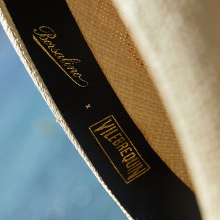 Men Straw Hat Vilebrequin x Borsalino Sand details view 2