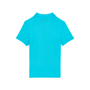 Polo en tencel homme uni Horizon vue de dos