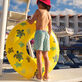 Boys Micro Ronde Des Tortues Rainbow Look  正面图