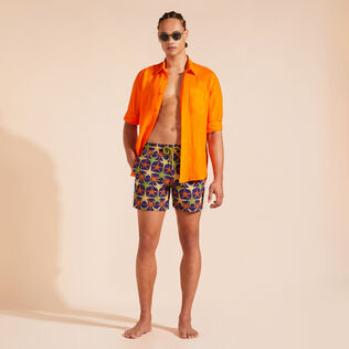 Men Swim Shorts Embroidered Stars - Limited Edition Midnight details view 1