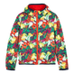 Men Reversible Windbreaker Jacket Marché Provencal Poppy red details view 6