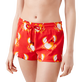 Women Swim Short St Valentine 2020- Vilebrequin x Giriat Medicis red details view 1