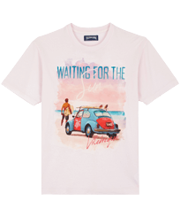 T-shirt uomo in cotone Waiting for Sun Rosa the' vista frontale
