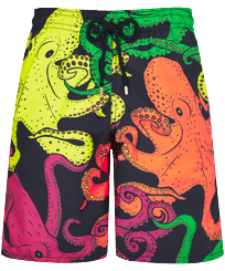 Maillot de bain long homme Macro Octopussy Bleu marine vue de face
