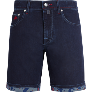 Men 5-Pockets Denim Bermuda Shorts Circus Med denim w2 front view
