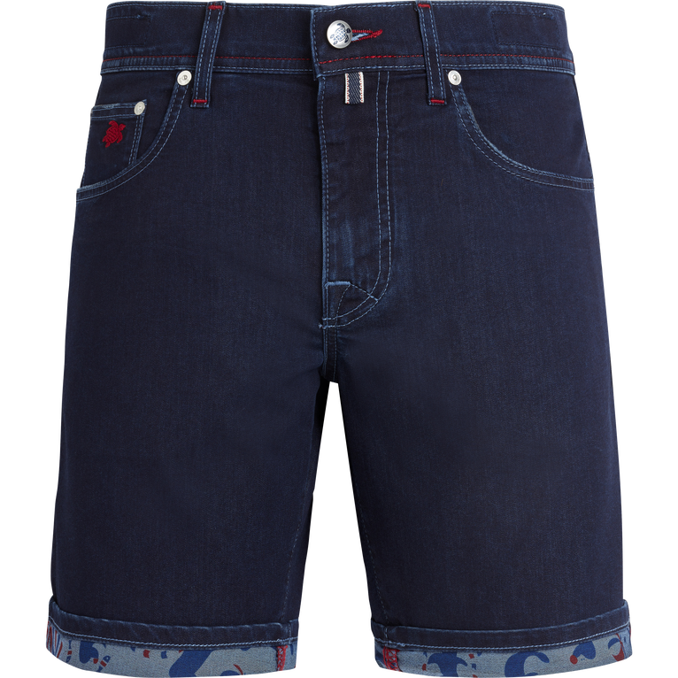 Men 5-pockets Denim Bermuda Shorts Circus - Garonne - Blue - Size 32 - Vilebrequin