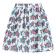 Gonna Provencal Turtle bambina Bianco vista frontale
