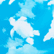 Bañador ultraligero y plegable con estampado Clouds para hombre, Hawaii blue 