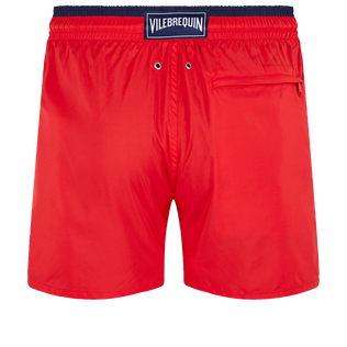 Men Swim Trunks Solid Bicolore Peppers back view
