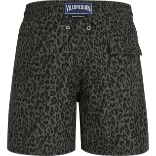 Bañador con estampado Small Camo para hombre de Vilebrequin x Palm Angels Bronce vista trasera