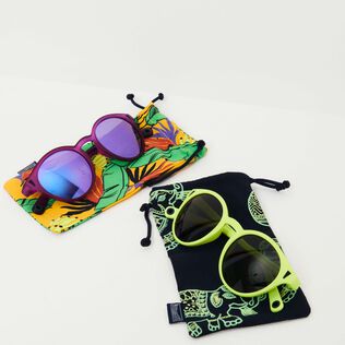 Green Floaty Sunglasses Lemongrass details view 4