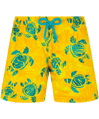 男童 Turtles Madrague 弹力泳裤 Yellow 正面图