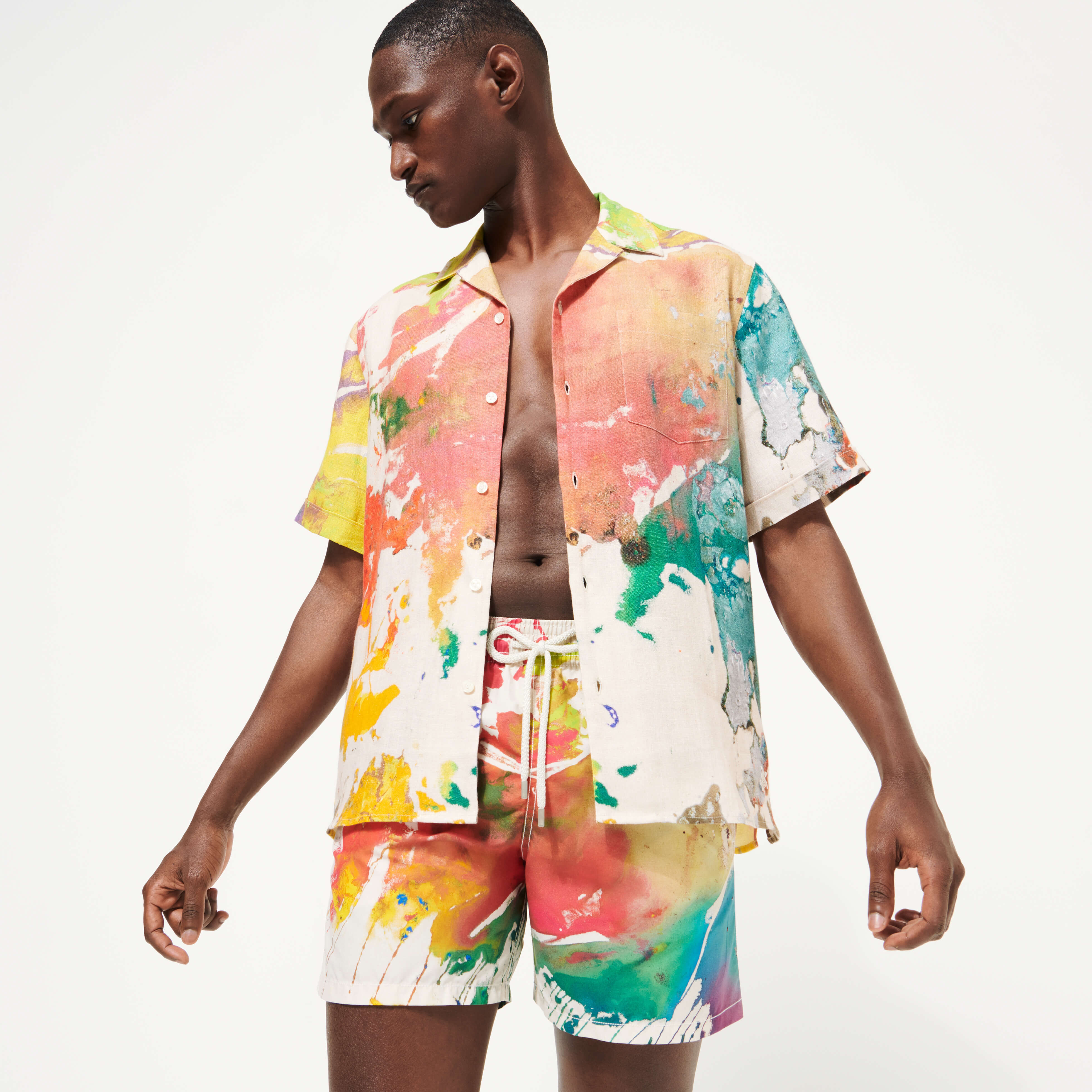 Men Swimwear Gra Vilebrequin x John M Armleder Vilebrequin