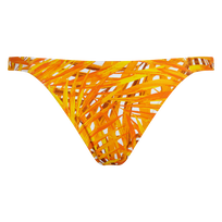 女士 Palm Leaves 比基尼三角泳裤 Mango 正面图
