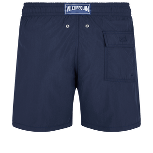 男士兔年徽标刺绣泳装 Navy 后视图