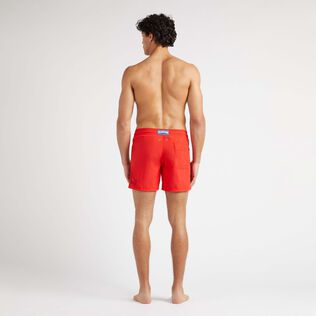 Maillot de bain homme brodé The Year Of The Snake Coquelicot vue portée de dos