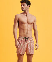 Octave - Stretch  Maillot Short de bain homme court et moulant bleu,  rouge, vert, gris ou orange