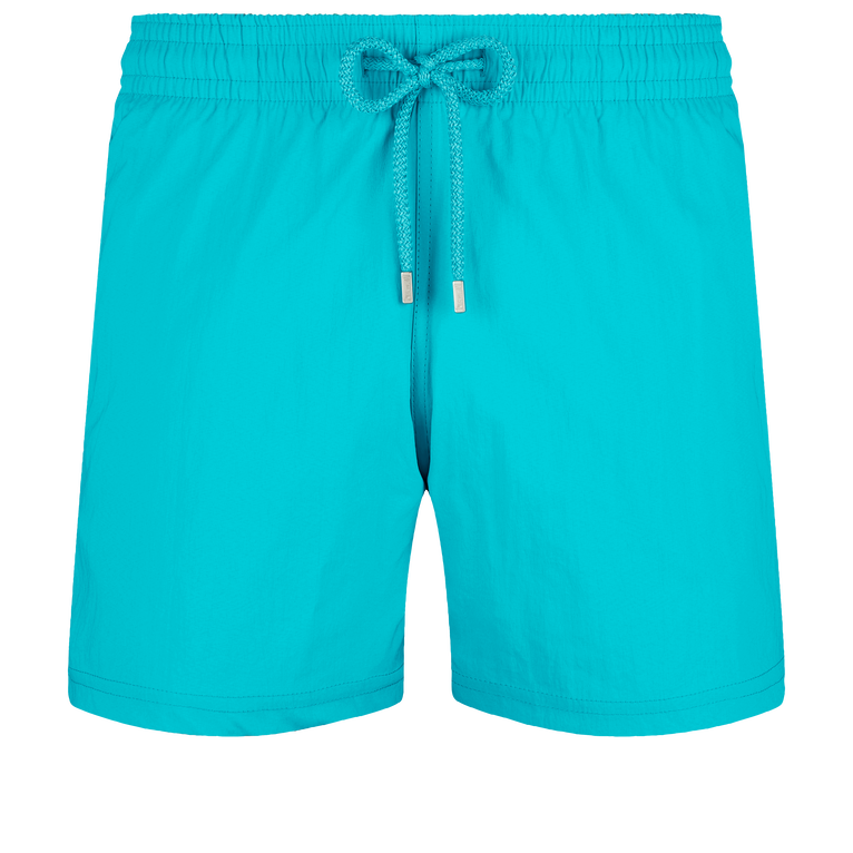 Maillot De Bain Court Stretch Homme Uni - Moorise - Bleu