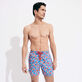 Men Swim Shorts Ultra-light and Packable Crabs & Shrimps Earthenware front worn view