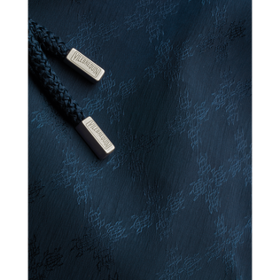 Bañador con estampado Turtle Monogram Jacquard para hombre Azul marino detalles vista 1