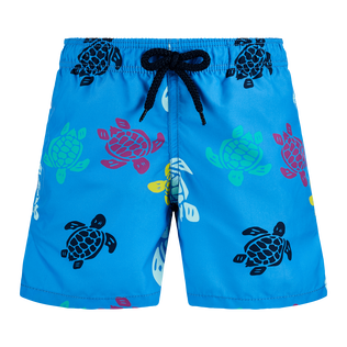 Boys Swim Shorts Ronde des Tortues Multicolore Earthenware Vorderansicht
