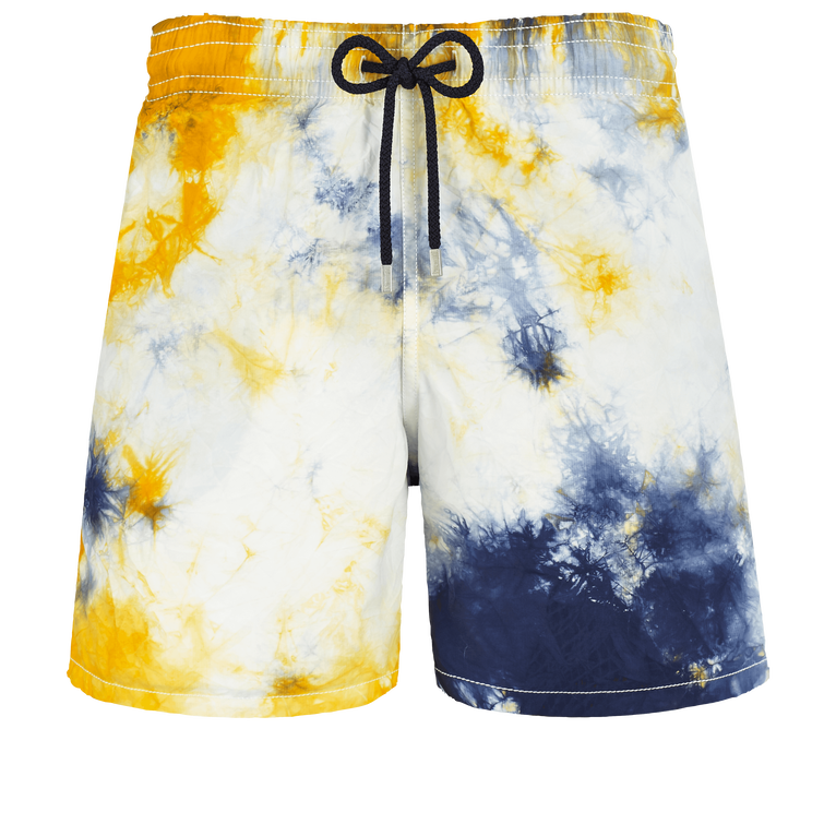 Men Swim Shorts Tie & Dye - Moorea - Blue - Size M - Vilebrequin