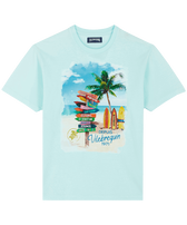 T-shirt en coton homme Holidays Signpost Thalassa vue de face