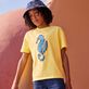 Camiseta con estampado Seahorse para niño Sunflower vista frontal desgastada