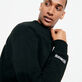 Men Sweatshirt Turtles Printed - Vilebrequin x BAPE® BLACK Black details view 1