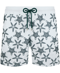 男款 Classic 神奇 - 男士 Starfish Dance 植绒游泳短裤, Glacier 正面图