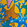 Men Stretch Swim Shorts Glowed Stars Corn 