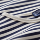 Girl's Striped Long-Sleeve T-Shirt Navy / white details view 1