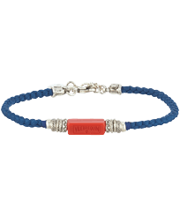 Sailor Cord Sea Armband – Vilebrequin x Gas Bijoux Marineblau Vorderansicht