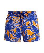 Men Stretch Short Swim Shorts Poulpes Mango front view