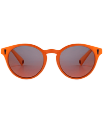 中性纯色太阳镜 Neon orange 正面图
