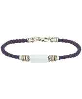 Sailor Cord Sea Bracelet - Vilebrequin x Gas Bijoux Purple blue front view