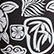 Men Stretch Short Swim Shorts Tahiti Turtles Black 