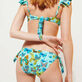 Bas de maillot de bain culotte à nouer femme Butterflies Lagon vue de détail 2