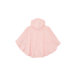 Jacquard Turtles Frottee-Poncho für Babys Peony Rückansicht