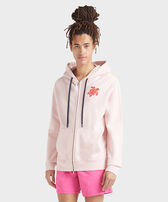 男士 Turtle 全拉链棉质开衫 Peony 正面穿戴视图