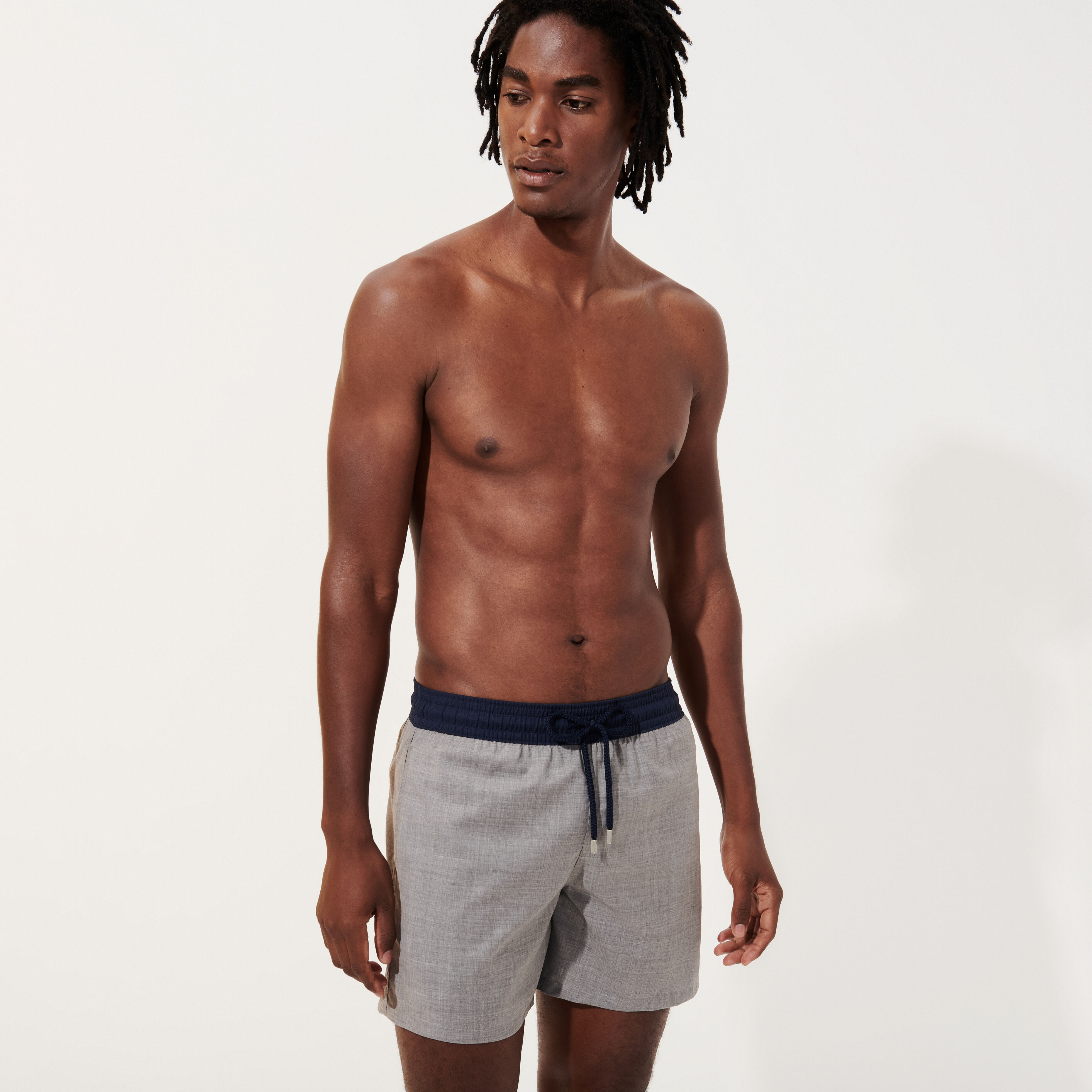 Costume da bagno uomo in lana Super 120 S Vilebrequin x The Woolmark Company