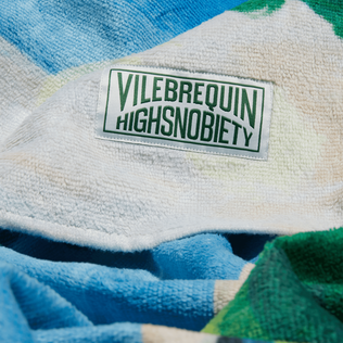 Organic Cotton Towel 360 Landscape - Vilebrequin x Highsnobiety Chambray details view 4