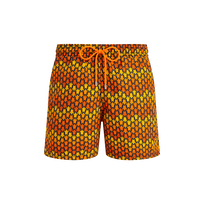 Men Swim Shorts Herringbones Turtles Vitamin front view