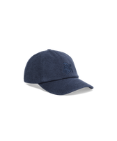Men Terry Cap Solid Navy front view