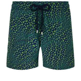 Men Swim Trunks Te Mana O Te Moana Navy front view