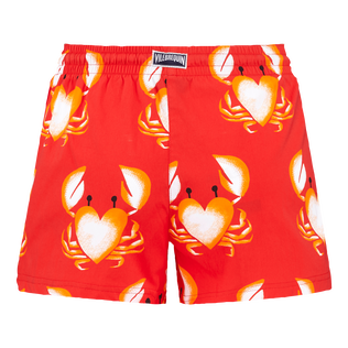 Women Swim Short St Valentine 2020- Vilebrequin x Giriat Medicis red back view